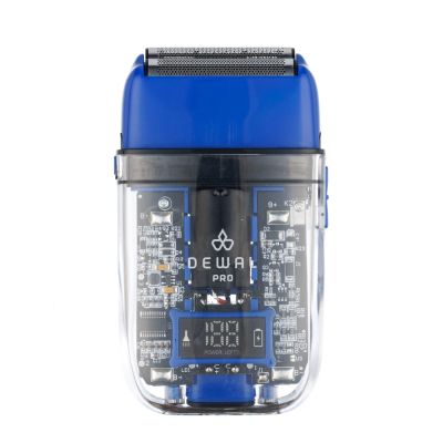 Шейвер для проработки контуров/бороды BARBER STYLE NEON BLUE  DEWAL 03-082 Blue